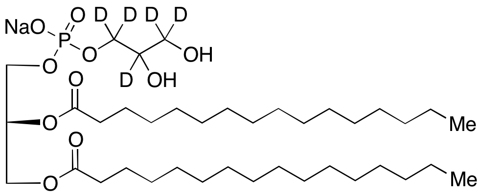 1,2-Dipalmitoyl-sn-glycero-3-phospho-rac-(1-glycerol)-d5 Sodium Salt