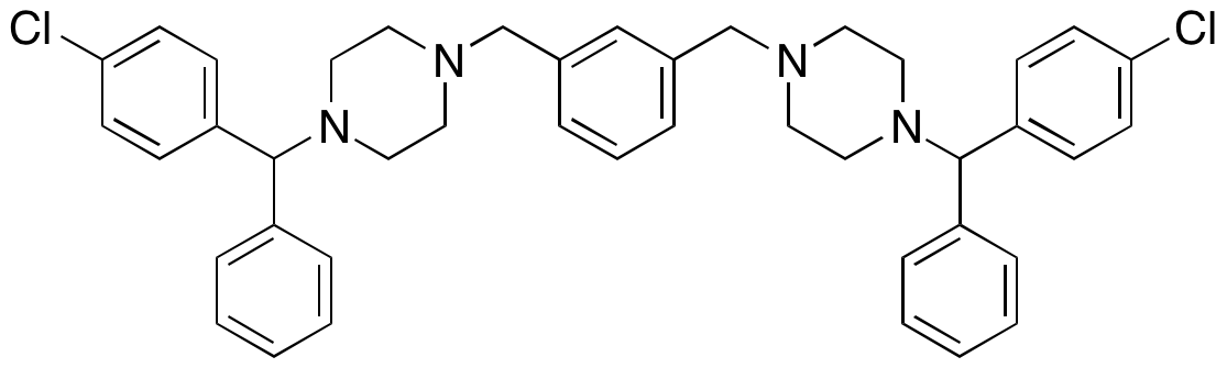 1,3-Bis((4-((4-chlorophenyl)(phenyl)methyl)piperazin-1-yl)methyl)benzene