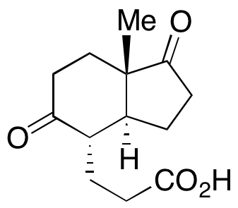 1,5-Dioxo-7aβ-methyl-3aα-hexahydroindane-4α-propionic Acid