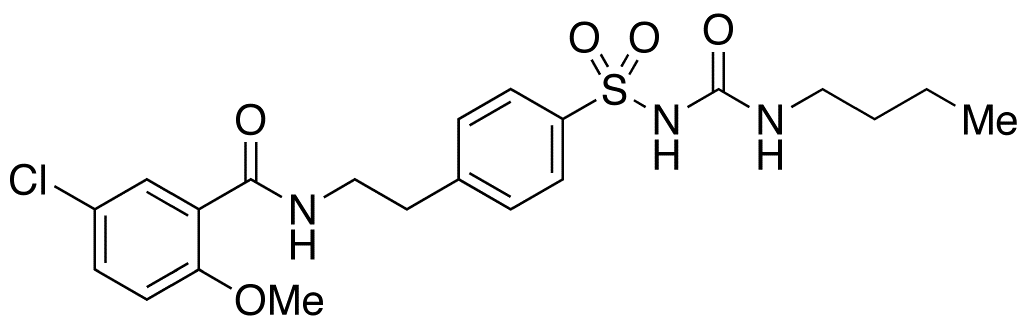 1-Butyl-3-[[4-[2-[(5-chloro-2-methoxybenzoyl)amino]ethyl]phenyl] Sulfonyl Urea