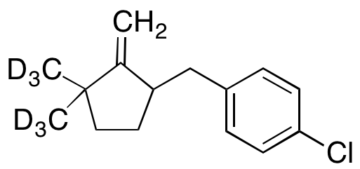1-Chloro-4-[(3,3-dimethyl-2-methylenecyclopentyl)methyl]benzene-d6