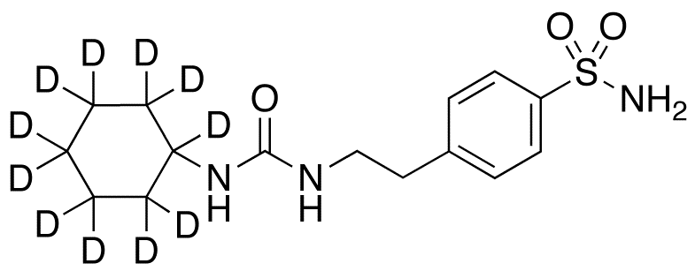 1-Cyclohexyl-3-(p-sulfamoylphenethyl)urea-d11