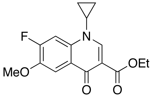 1-Cyclopropyl-1,4-dihydro-7-fluoro-6-methoxy-4-oxo-3-quinolinecarboxylic Acid Ethyl Ester