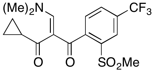 1-Cyclopropyl-2-((dimethylamino)methylene)-3-(2-(methylsulfonyl)-4-(trifluoromethyl)phenyl)propane-1,3-dione