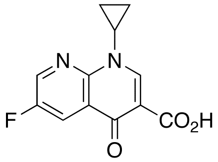 1-Cyclopropyl-6-fluoro-1,4-dihydro-4-oxo-1,8-naphthyridine-3-carboxylic Acid