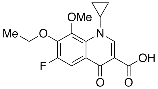 1-Cyclopropyl-6-fluoro-1,4-dihydro-7-ethoxy-8-methoxy-4-oxo-3-quinolinecarboxylic Acid