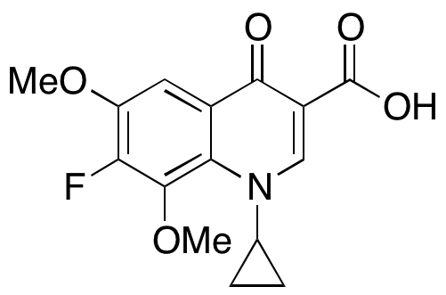 1-Cyclopropyl-7-fluoro-6,8-dimethoxy-4-quinolone-3-carboxylic Acid