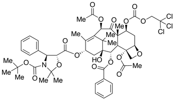 13-{[(3-t-Boc)-2,2-dimethyl-4S-phenyl-1,3-oxazolidin-5R-yl]formyl}-7-O-(2,2,2-trichloroethyl)oxy]carbonyl) Baccatin III