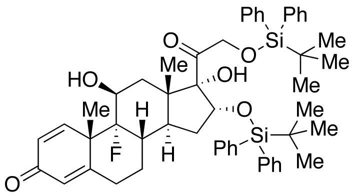 16,21-Di-O-[tert-Butyldiphenylsilyl]-triamcinolone