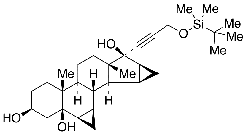 17-(O-tert-Butyldimethylsilyl-1-propynyl-3-hydroxy)-6β,7β:15β,16β-dimethyleneandrostane-3β,5β,17β-triol
