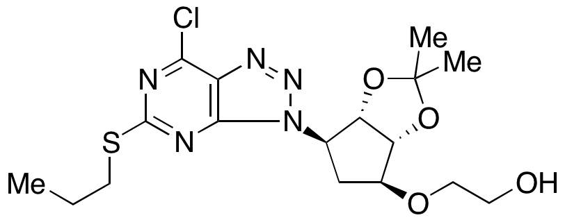 2-[[(3aR,4S,6R,6aS)-6-[7-Chloro-5-(propylthio)-3H-1,2,3-triazolo[4,5-d]pyrimidin-3-yl]tetrahydro-2,2-dimethyl-4H-cyclopenta-1,3-dioxol-4-yl]oxy]ethanol