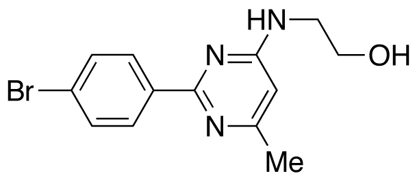 2-[[2-(4-Bromophenyl)-6-methyl-4-pyrinidinyl]amino]ethanol