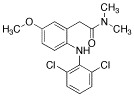 2-[(2’,6’-Dichlorophenyl)amino]-5-methoxyphenyl-N,N-dimethylacetamide