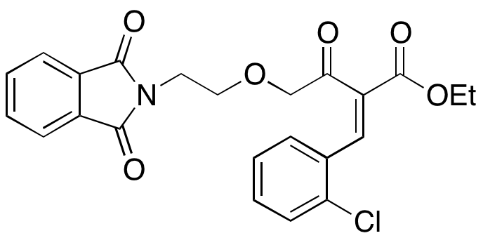2-[(2-Chlorophenyl)methylene]-4-[2-(1,3-dihydro-1,3-dioxo-2H-isoindol-2-yl)ethoxy]-3-oxobutanoic Acid Ethyl Ester