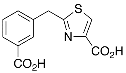 2-[(3-Carboxyphenyl)methyl]-4-thiazolecarboxylic Acid