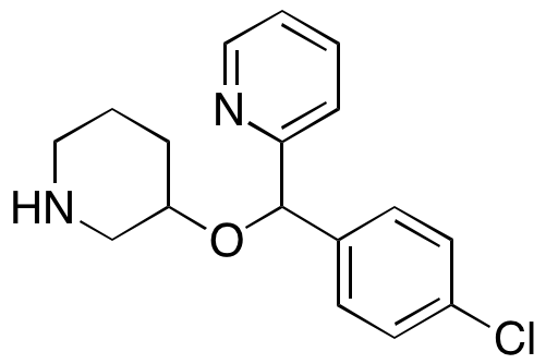 2-[(4-Chlorophenyl)(4-piperidinyloxy)methyl]pyridine