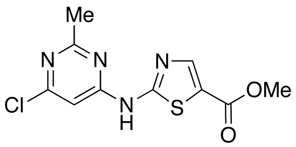 2-[(6-Chloro-2-methyl-4-pyrimidinyl)amino]-5-thiazolecarboxylic Acid Methyl Ester