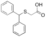 2-[(Diphenylmethyl)thio]acetic Acid