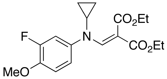 2-[[N-Cyclopropyl-(3-fluoro-4-methoxyphenyl)amino]methylene]-propanedioic Acid 1,3-Diethyl Ester