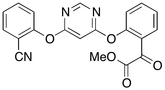 2-(2-((6-(2-Cyanophenoxy)pyrimidin-4-yl)oxy)phenyl)-2-oxoacetic Acid Methyl Ester