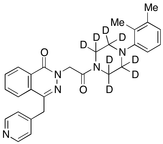 2-[2-[4-(2,3-Dimethylphenyl)-1-piperazinyl]-2-oxoethyl]-4-(4-pyridinylmethyl)-1(2H)-phthalazinone-D8