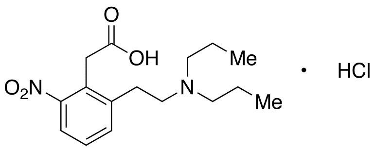 2-[2-(Dipropylamino)ethyl]-6-nitrophenyl Acetic Acid Hydrochloride
