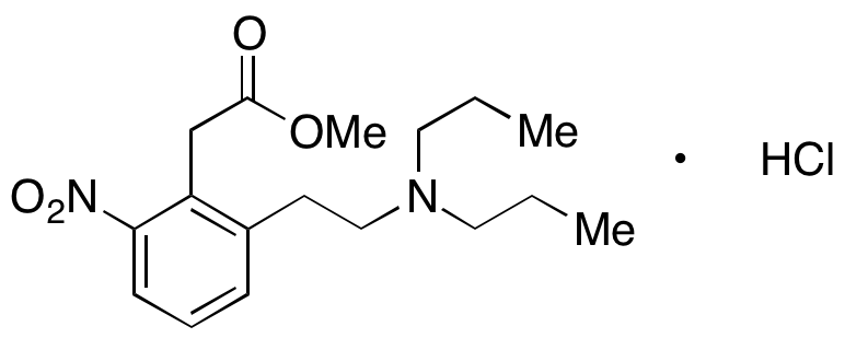2-[2-(Dipropylamino)ethyl]-6-nitrophenyl Acetic Acid Methyl Ester Hydrochloride