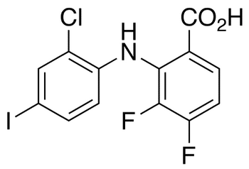 2-(2-Chloro-4-iodophenylamino)-3,4-difluorobenzoic Acid