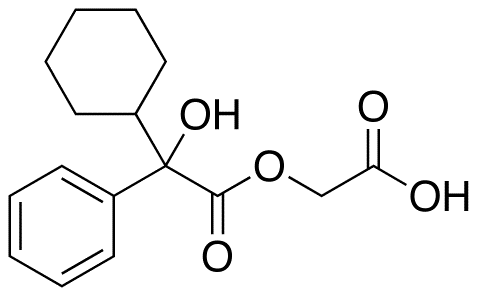 2-(2-Cyclohexyl-2-hydroxy-2-phenylacetyloxy)acetic Acid