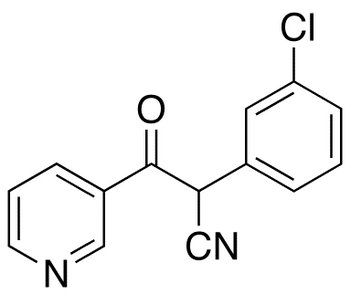 2-(3-Chlorophenyl)-2-cyano-1-(3-pyridinyl)-1-ethanone