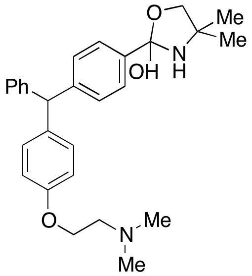 2-(4-((4-(2-(Dimethylamino)ethoxy)phenyl)(phenyl)methyl)phenyl)-4,4-dimethyloxazolidin-2-ol
