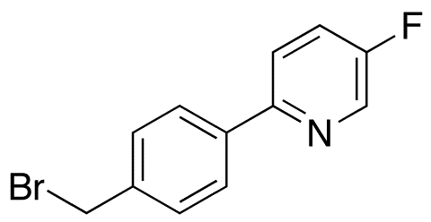 2-[4-(Bromomethyl)phenyl]-5-fluoropyridine