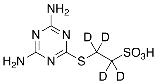 2-(4,6-Diamino-1,3,5-triazin-2-yl)sulfanylethanesulfonic Acid-d4