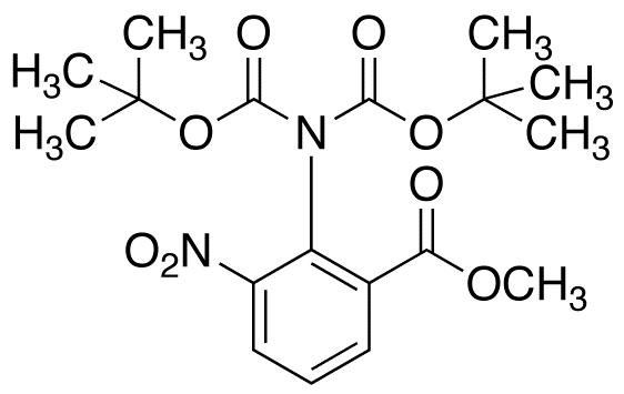 2-[Bis[(tert-butyloxy)carbonyl]amino]-3-nitrobenzoic Acid Methyl Ester