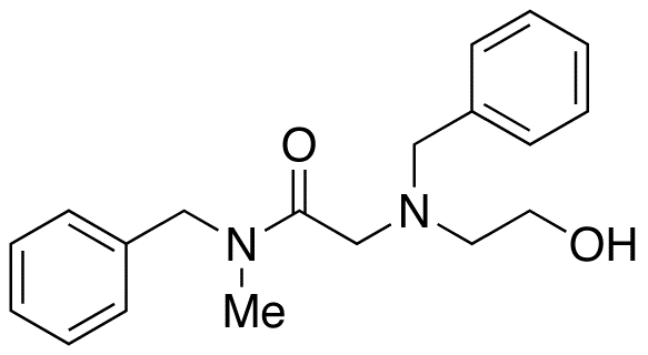 2-[N-Benzyl-(2-hydroxyethyl)amino]-N-methyl-N-(phenylmethyl)-acetamide