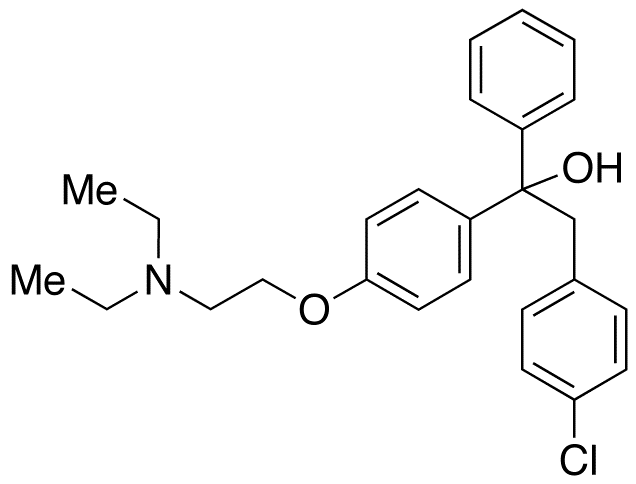 2-(p-Chlorophenyl)-1-[p-[2-(diethylamino)ethoxy]phenyl]-1-phenyl-ethanol
