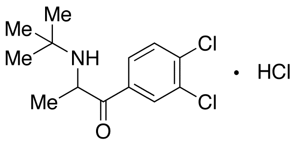 2-(tert-Butylamino)-3’,4’-dichloropropiophenone Hydrochloride
