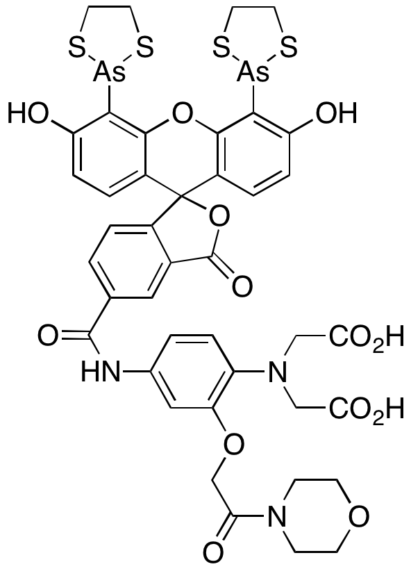 2,2’-((4-(4’,5’-Bis(1,3,2-dithiarsolan-2-yl)-3’,6’-dihydroxy-3-oxo-3H-spiro[isobenzofuran-1,9’-xanthen]-5-ylcarboxamido)-2-(2-morpholino-2-oxoethoxy)phenyl)azanediy