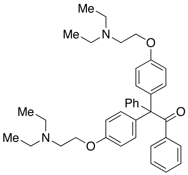2,2-Bis[4-[2-(diethylamino)ethoxy]phenyl]-1,2-diphenylethanone Dihydrochloride