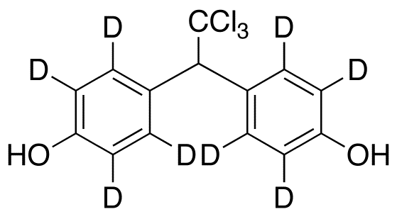 2,2-Bis(4-hydroxyphenyl)-1,1,1-trichloroethane-d8 (Major)
