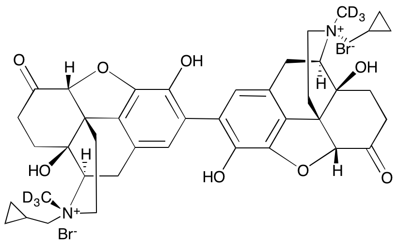 2,2’-Bis(N-Methyl Naltrexone)-d6 Dibromide