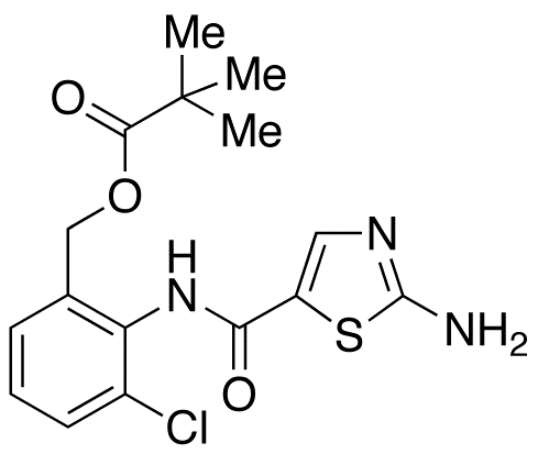 2,2-Dimethyl-propanoic Acid [2-[[(2-Amino-5-thiazolyl)carbonyl]amino]-3-chlorophenyl]methyl Ester