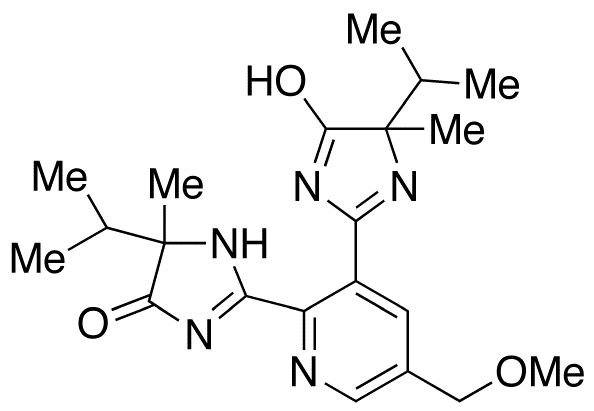 2,3-Bis(1,5-dihydro-5-methyl-5-(1-methylethyl-4H-Imadazol-4-one)-5-methoxymethyl Pyridine (Imazamox Impurity)