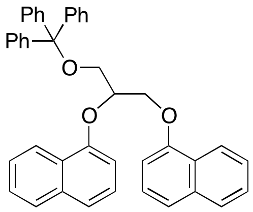 2,3-Bis(1-naphthalenyloxy)-1-propanol Triphenylmethyl Ether
