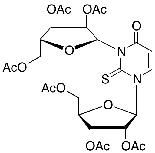 2,3-Dihydro-2-thioxo-1,3-bis-(2,3,5-tri-O-acetyl-β-D-ribofuranosyl)-4(1H)-pyrimidinone