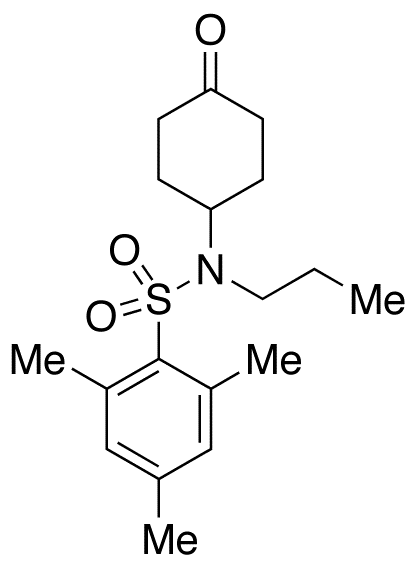 2,4,6-Trimethyl-N-(4-oxocyclohexyl)-N-propyl-benzenesulfonamide 2,4,6-Trimethyl-N-(4-oxocyclohexyl)-N-propyl-benzenesulfonamide