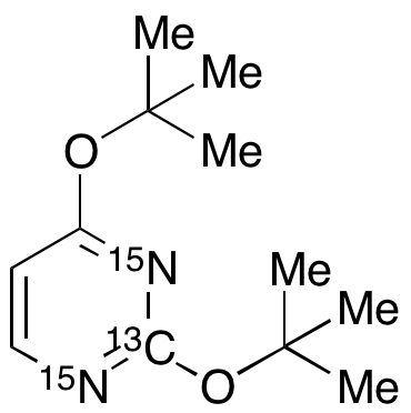 2,4-Bis(1,1-dimethylethoxy)pyrimidine-13C,15N2