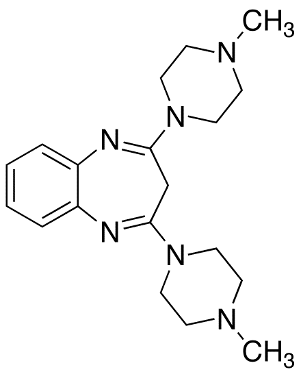 2,4-Bis(4-methyl-1-piperazinyl)-3H-1,5-benzodiazepine