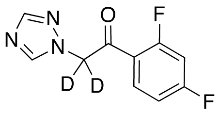 2,4-Difluoro-α-(1H-1,2,4-triazolyl)acetophenone-d2