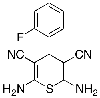 2,6-Diamino-4-(2-fluorophenyl)-4H-thiopyran-3,5-dicarbonitrile